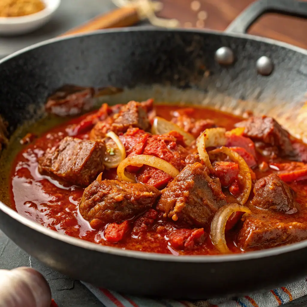 Sambal Tumis Daging Merah