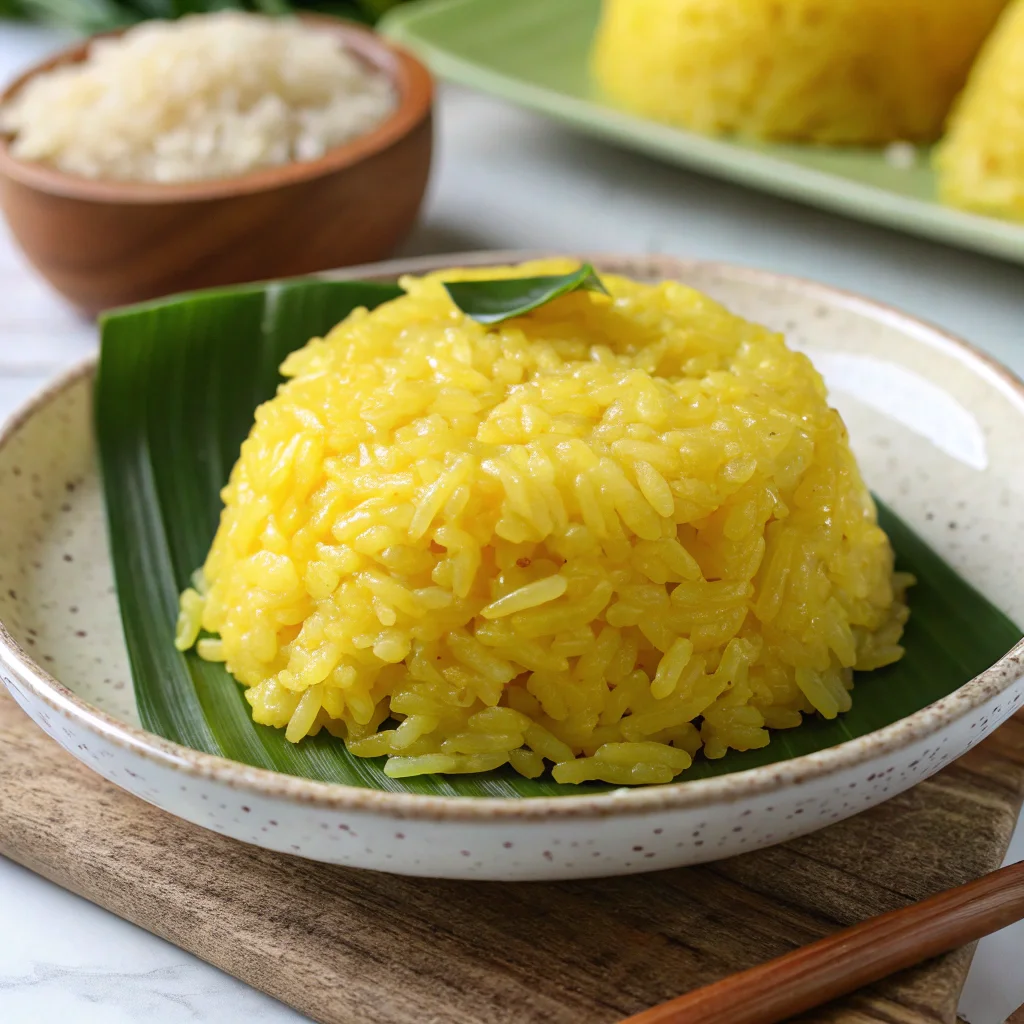 Resepi Pulut Kuning Mudah